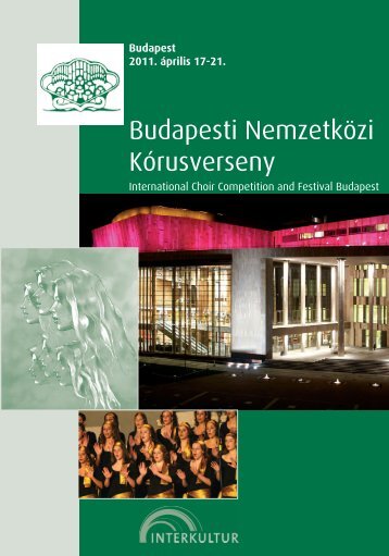 XIII. Budapesti Nemzetközi Kórusverseny - interkultur.com