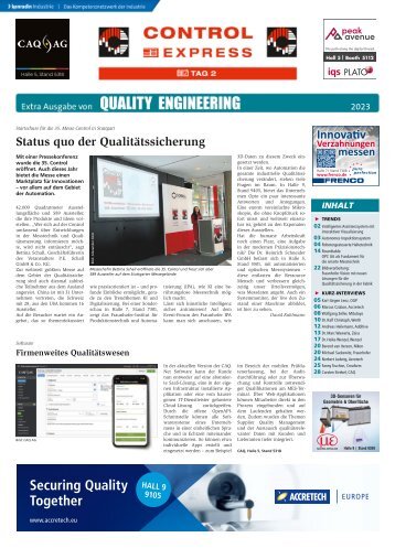 Quality Engineering Control Express 2023 Tag 2