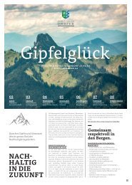 Gipfelglück - Kreuther Bergsteigerdorf Zeitung | Ausgabe 2