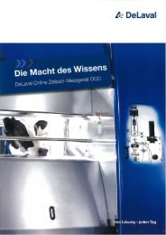 Produktinformation über DeLaval Online-Zellzahlmessgerät OCC