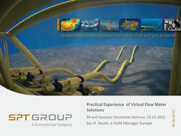 OLGA Online Virtual Flow Meter - Aker Solutions