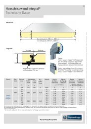 Hoeschisowand integral Technische Daten - Hoesch-Bausysteme ...