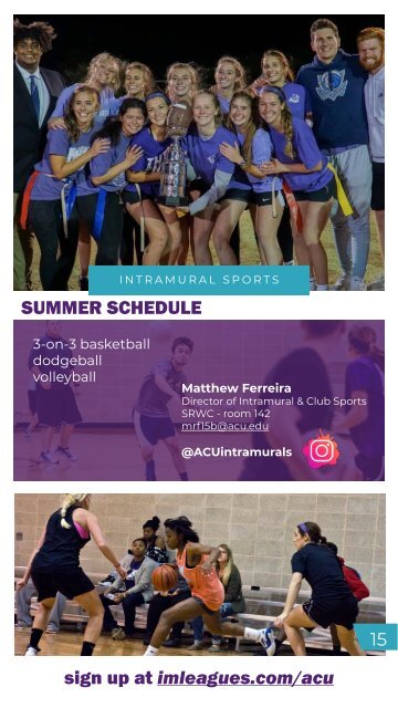 Summer 2023 - ACU Rec Guide