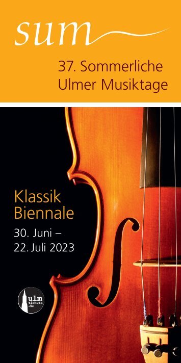 37. Sommerliche Ulmer Musiktage