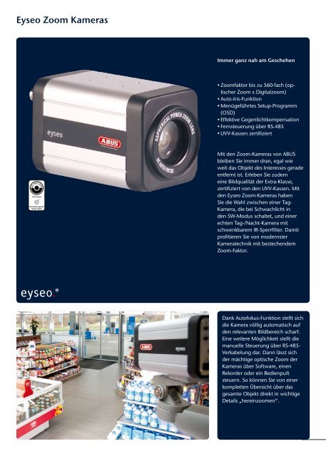 Video & Alarm Katalog 2010 - ABUS Security-Center