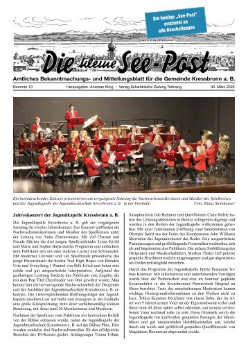 11.05.2023 Die kleine See-Post