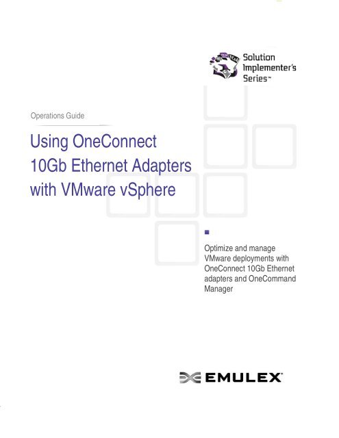 EMULEX ONECONNECT 10GB NIC VMWARE DRIVER FOR WINDOWS DOWNLOAD EMULEX ONECONNECT 10GB NIC VMWARE DRIVERS WINDOWS 7