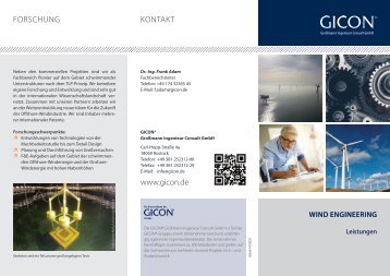 GICON Leistung - Wind Engineering