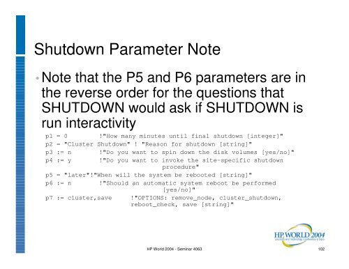 OpenVMS System Management Techniques, Tools ... - OpenMPE