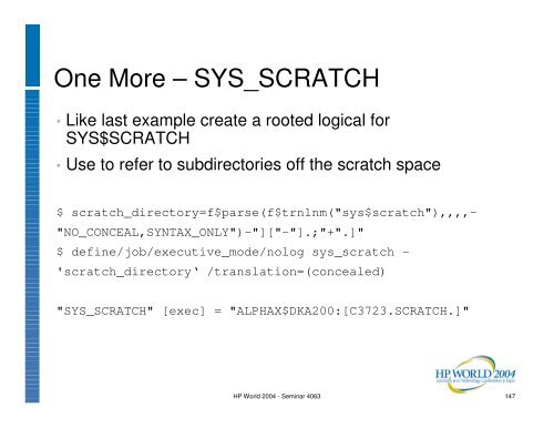 OpenVMS System Management Techniques, Tools ... - OpenMPE