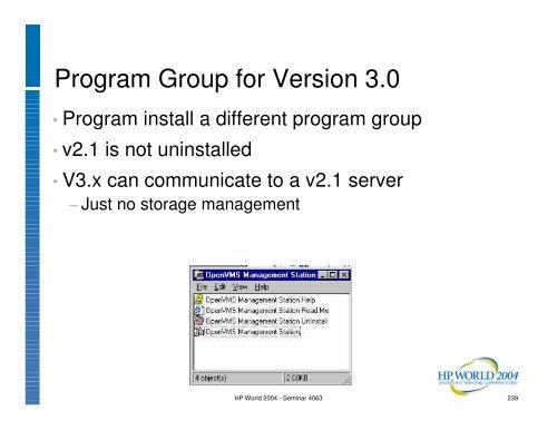 OpenVMS System Management Techniques, Tools ... - OpenMPE