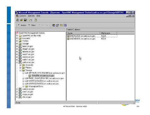 OpenVMS System Management Techniques, Tools ... - OpenMPE
