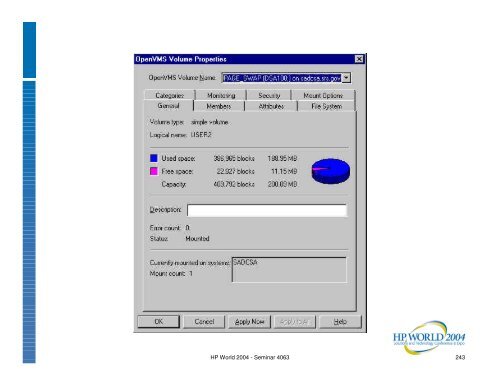 OpenVMS System Management Techniques, Tools ... - OpenMPE