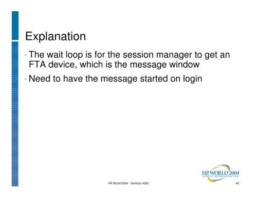 OpenVMS System Management Techniques, Tools ... - OpenMPE