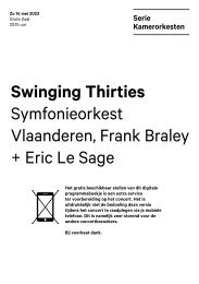 2023 05 14 Swinging Thirties -Symfonieorkest Vlaanderen, frank Braley + Eric Le Sage