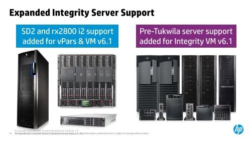 vPars & Integrity VM v6.1 comparison - HP Discover Online 2012 ...