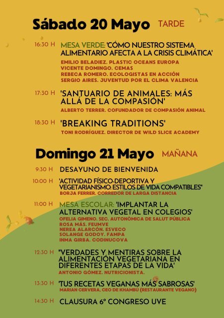 DOSSIER VI CONGRESO 20-21 mayo en Valencia