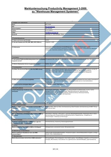 MR 3-09 - Productivity Management