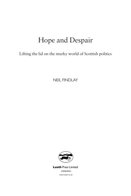 Hope and Despair by Neil Findlay sampler