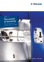 Product information about DeLaval online cell counter OCC