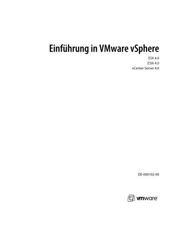 Einführung in VMware vSphere