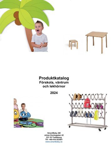 Produktkatalog SmartBaby 2024 (väntrum, skola, offentlig miljö)