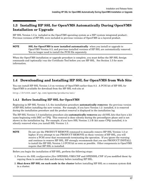 HP Open Source Security for OpenVMS Volume 2: HP SSL for ...