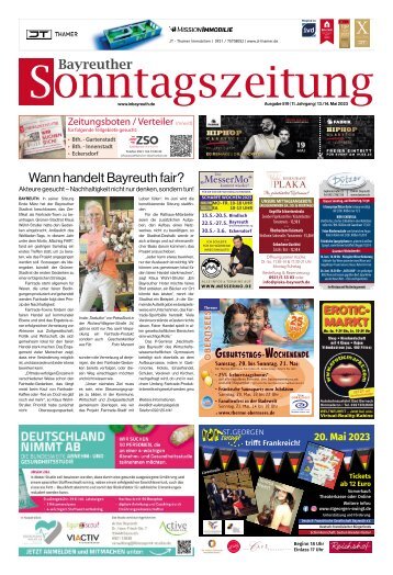 2023-05-14 Bayreuther Sonntagszeitung
