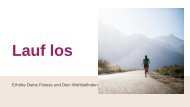 So wirst Du erfolgreich Joggen - Laufen lernen.