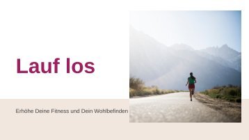 So wirst Du erfolgreich Joggen - Laufen lernen.
