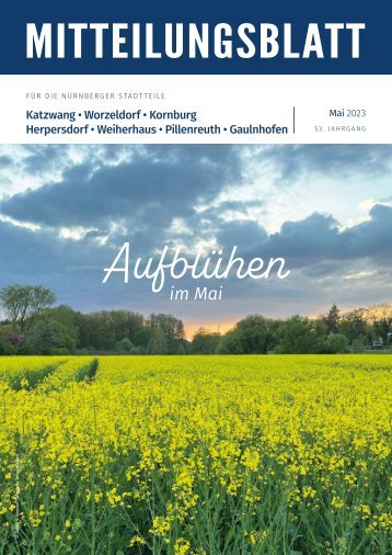 Mitteilungsblatt Nürnberg-Katzwang/Worzeldorf/Kornburg - Mai 2023