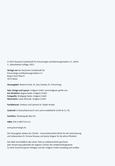 Pneumologie Lehrbuch für Atmungstherapie - 3. überarbeitete Auflage 2023 - Blick ins Buch
