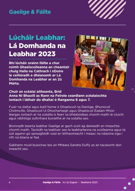 Gaeilge agus Fáilte - Newsletter_An 3ú Eagrán_Issue 3