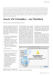 Oracle VM VirtualBox – ein Überblick - Trivadis