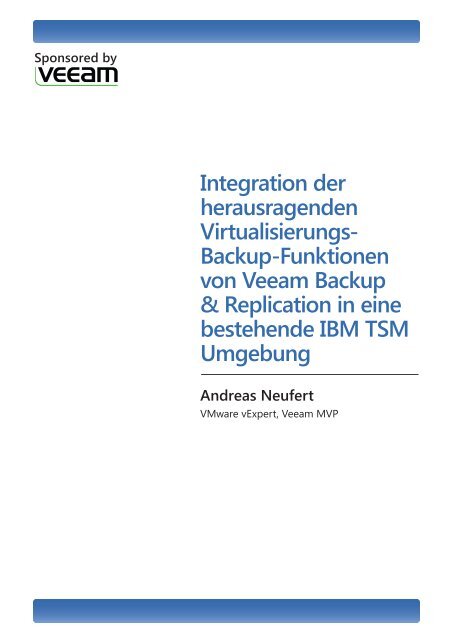 Veeam Backup und IBM TSM Integration