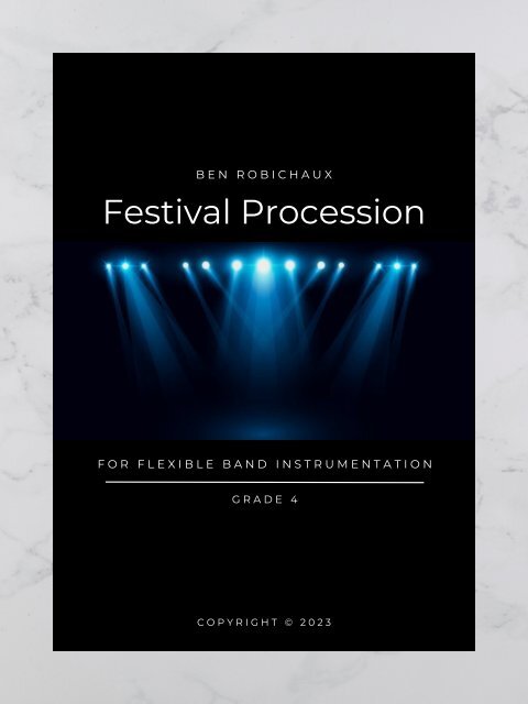 Festival Procession Flex Score - Score
