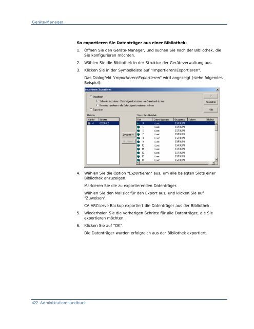 Einführung in CA ARCserve Backup