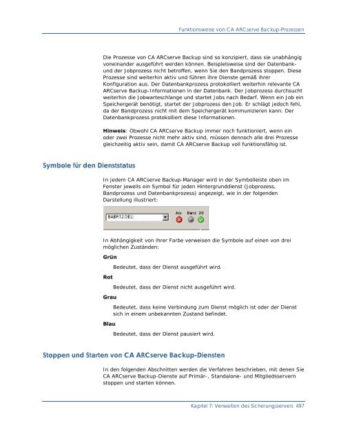 Einführung in CA ARCserve Backup