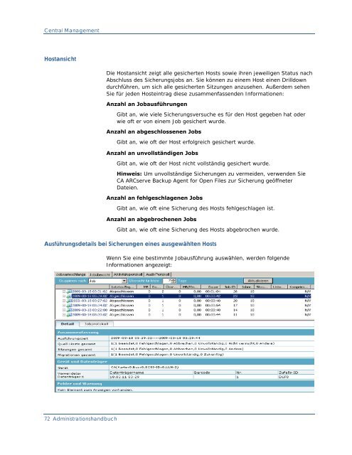 Einführung in CA ARCserve Backup