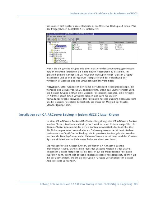 Einführung in CA ARCserve Backup