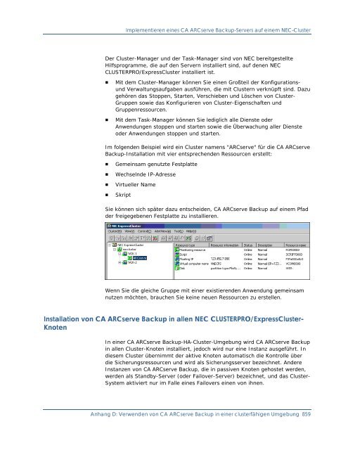 Einführung in CA ARCserve Backup