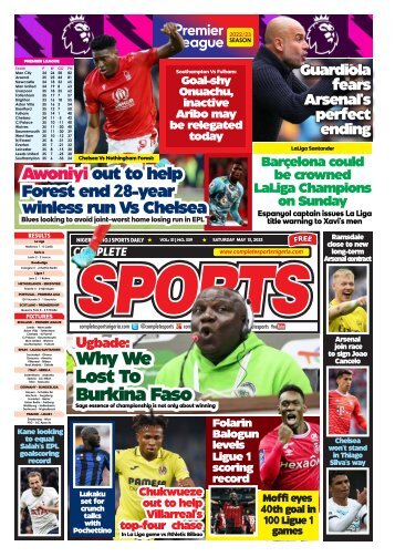 Complete Sports - Saturday, May 13, 2023