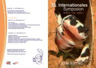 35. Internationales Symposion - Haus des Meeres