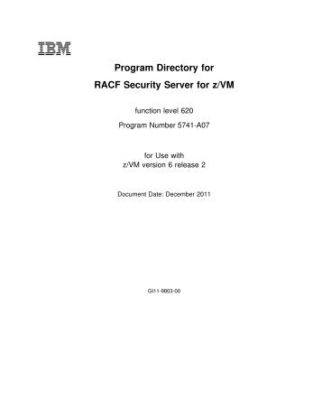 1 - z/VM - IBM