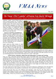 VMAA Bulletin May - Supplement Edition