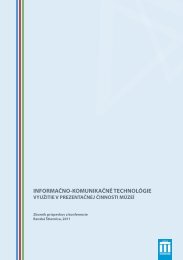 informačno-komunikačné technológie - Zväz múzeí na Slovensku