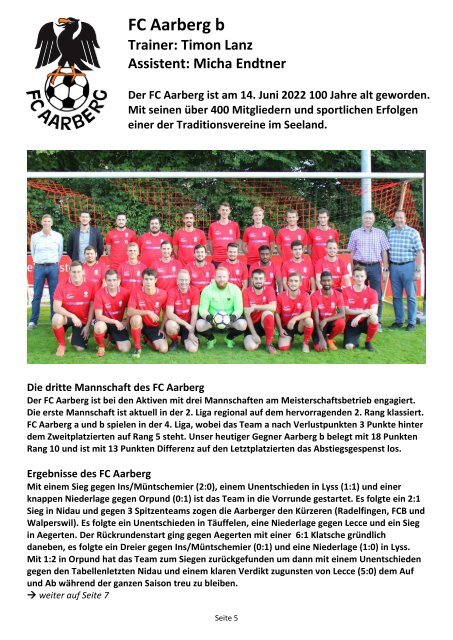 FC Büren an der Aare - FC Aarberg b, 15.05.2023, 16:00 Uhr