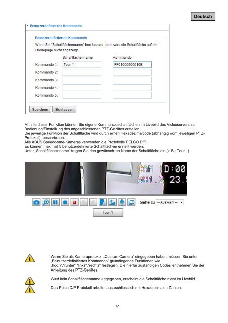 TVIP40000 Bedienungsanleitung - ABUS Security-Center