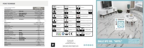 CATALOGUE DALLES DE SOLS SPC RIGIDES A CLIPSER TRES GRAND FORMAT