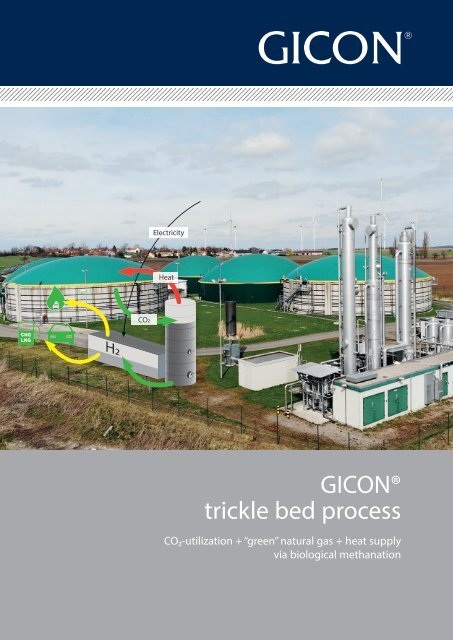 Biological methanisation - GICON® trickle bed process